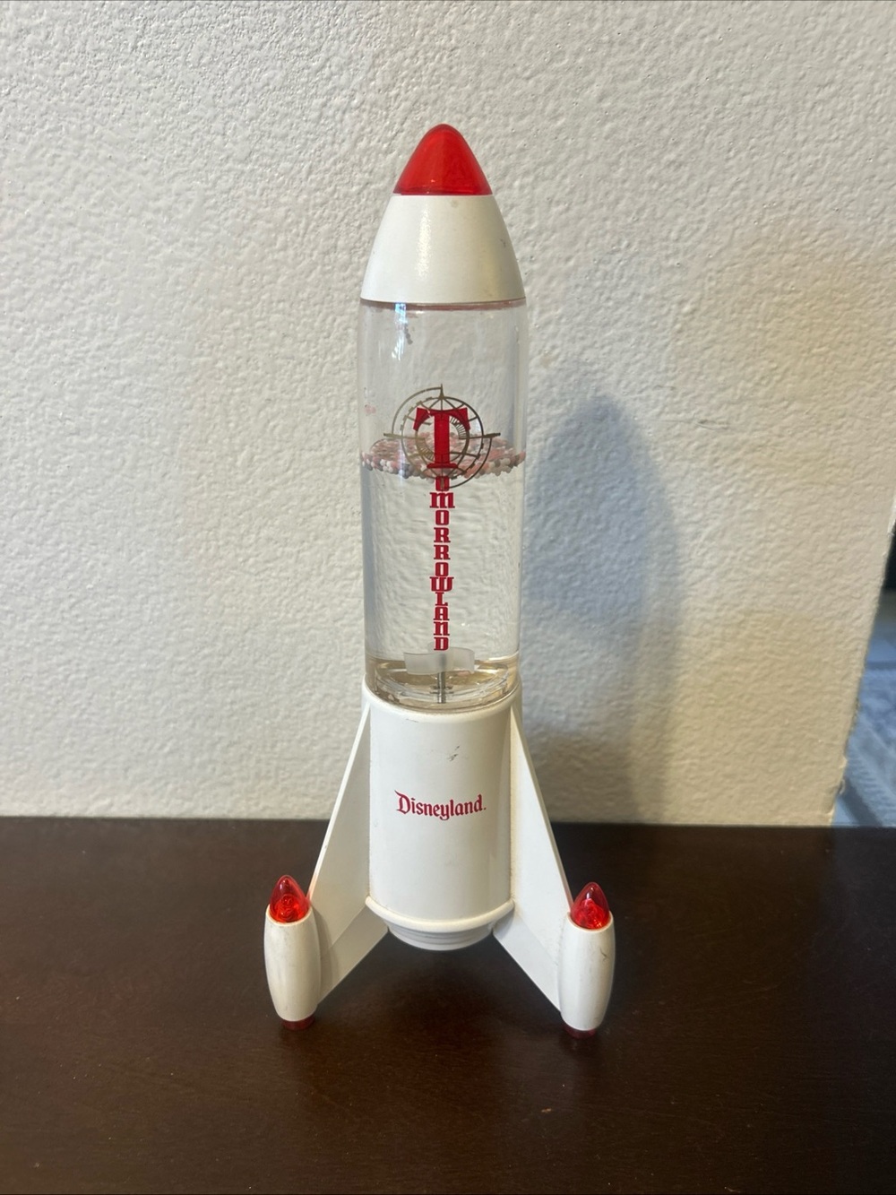 Vintage 90s Disneyland Tomorrowland Mini Tornado Rocket Lamp RARE 11.5”x5” - Picture 11 of 11
